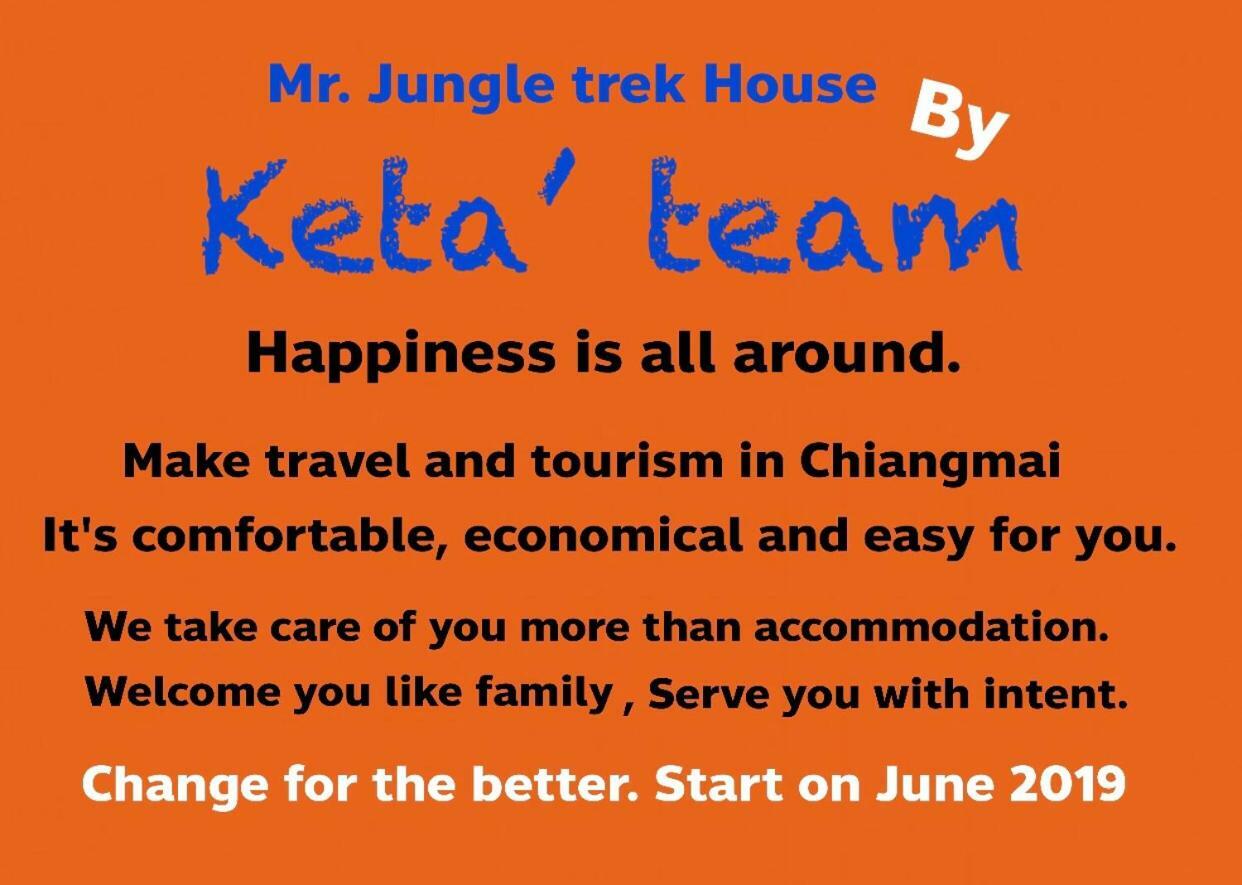 Hostel Keta' Jungle Trek House Chiang Mai Exterior foto